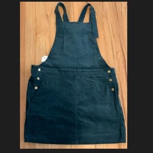 Overall dress/ Size large/ teal green